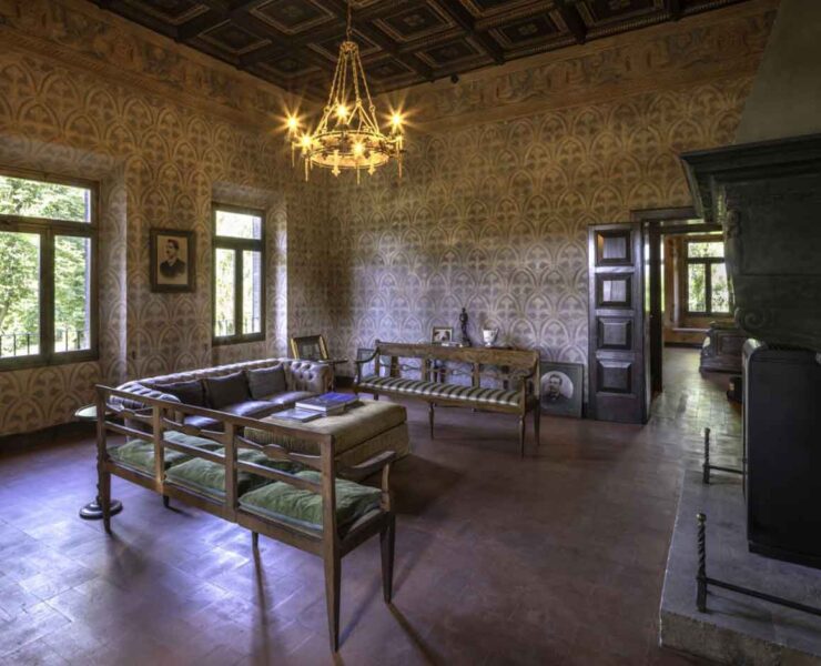 Castello Benelli, interno