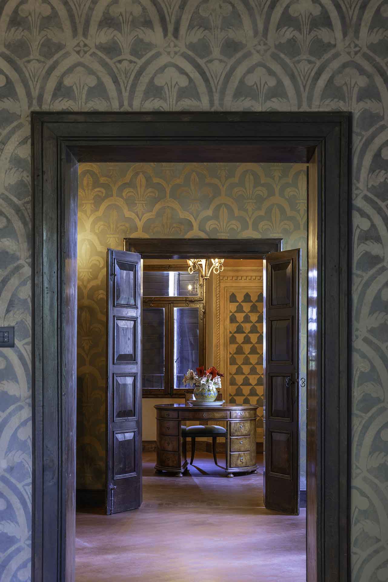 Castello Benelli, interni